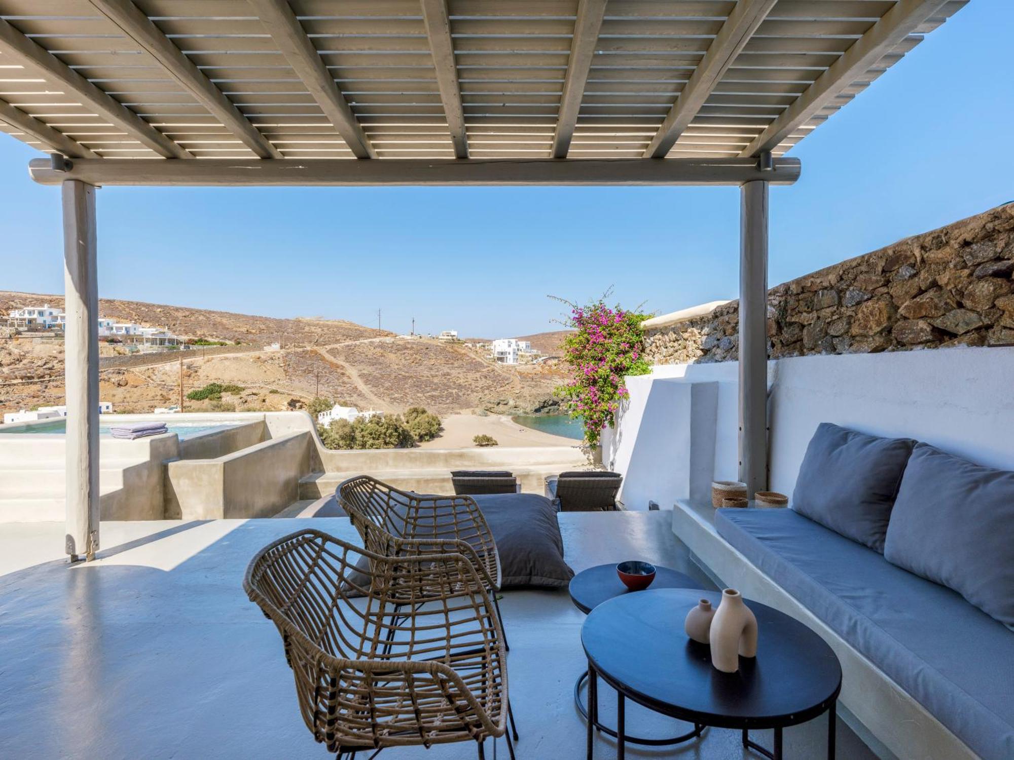 Mykonos Residence Villas & Suites Merchia Beach Екстер'єр фото