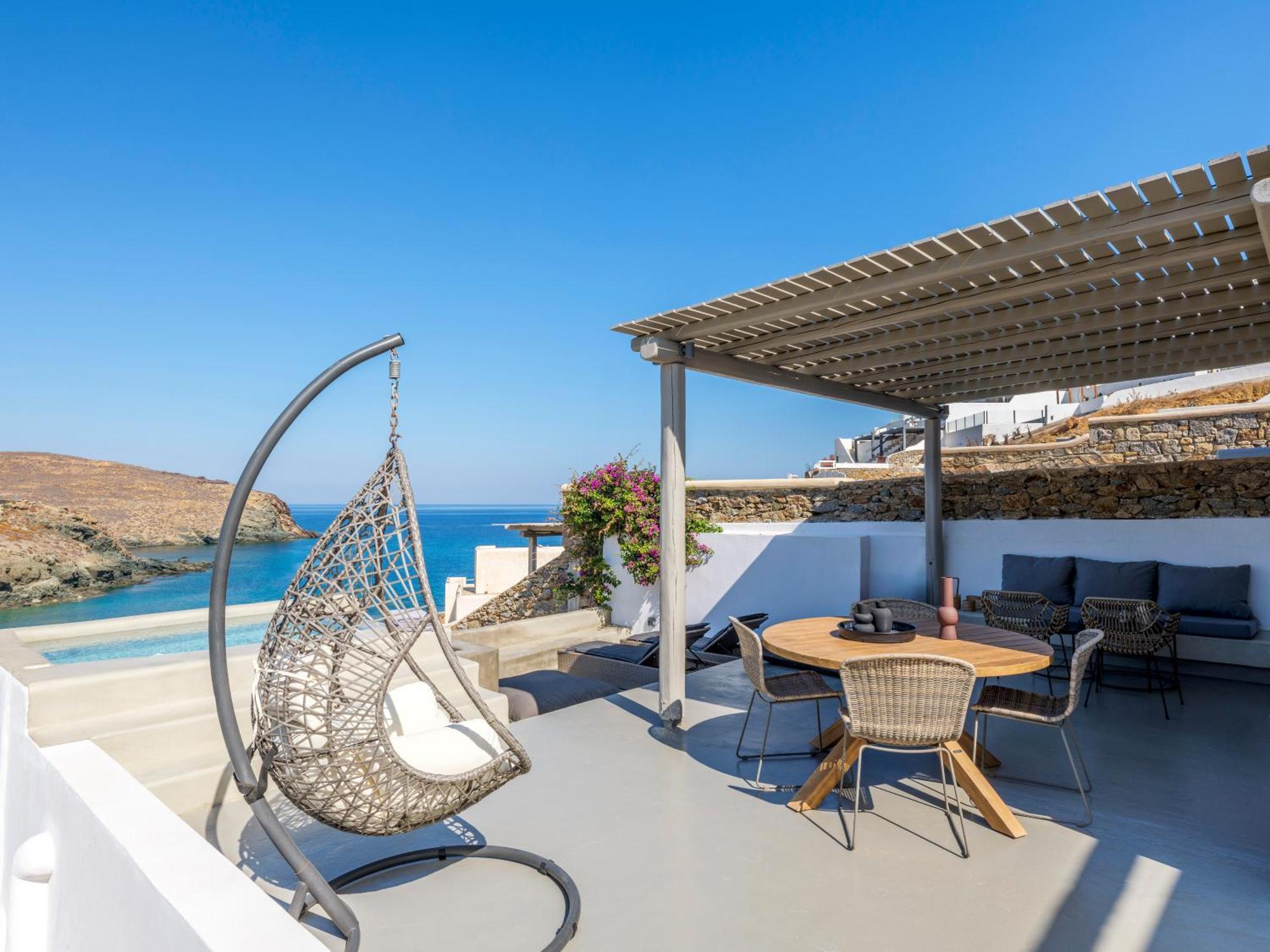 Mykonos Residence Villas & Suites Merchia Beach Екстер'єр фото