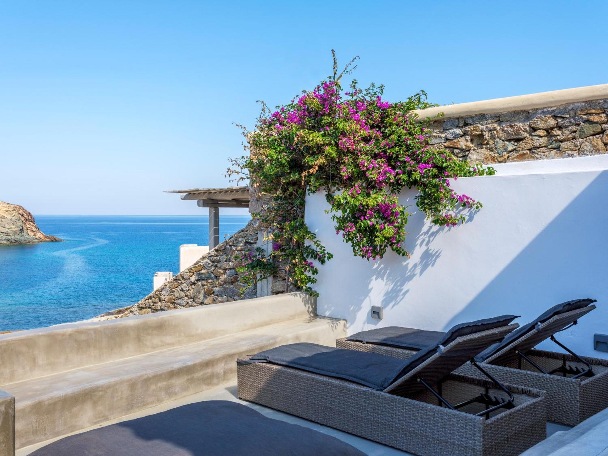 Mykonos Residence Villas & Suites Merchia Beach Екстер'єр фото