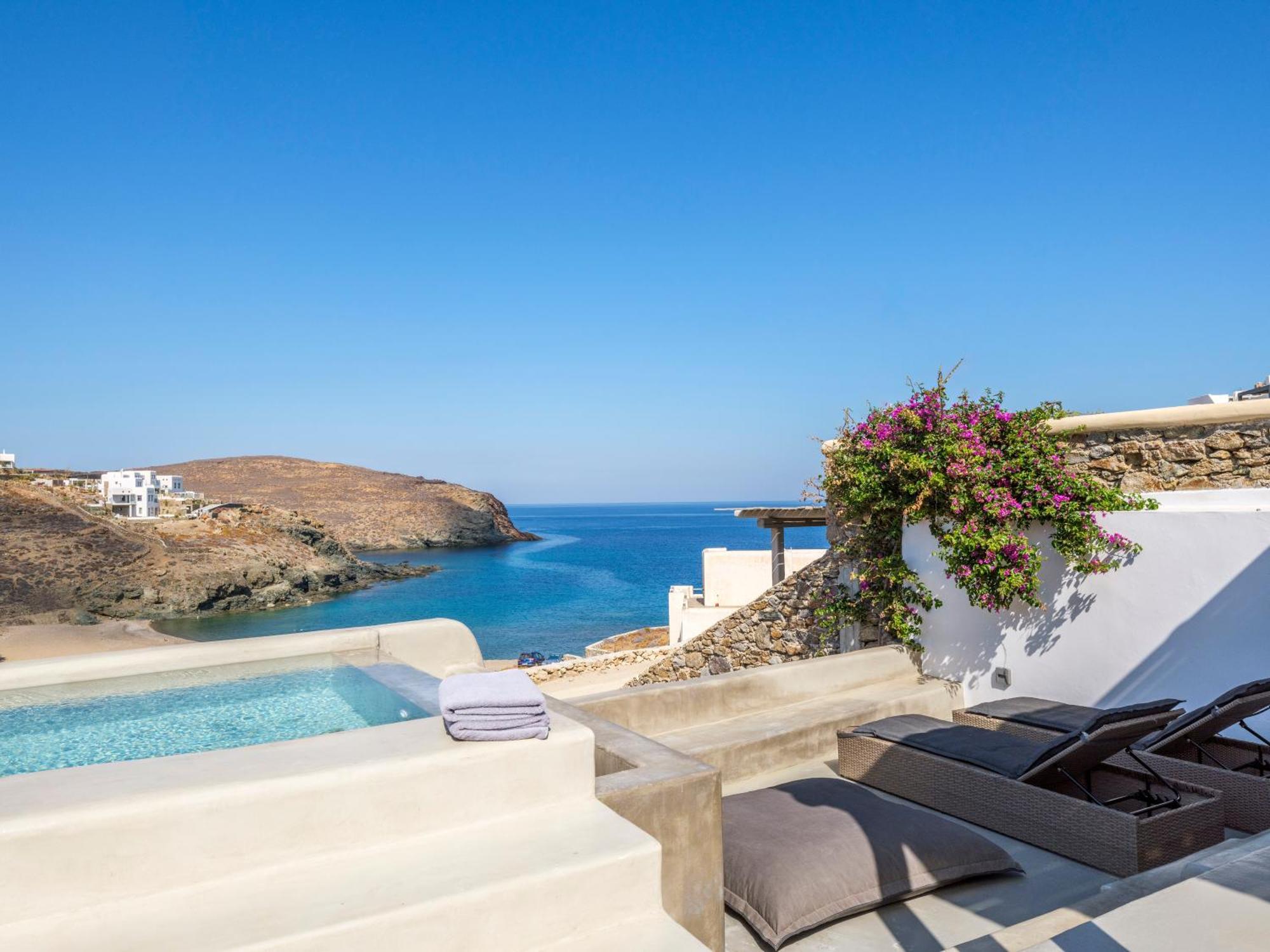 Mykonos Residence Villas & Suites Merchia Beach Екстер'єр фото