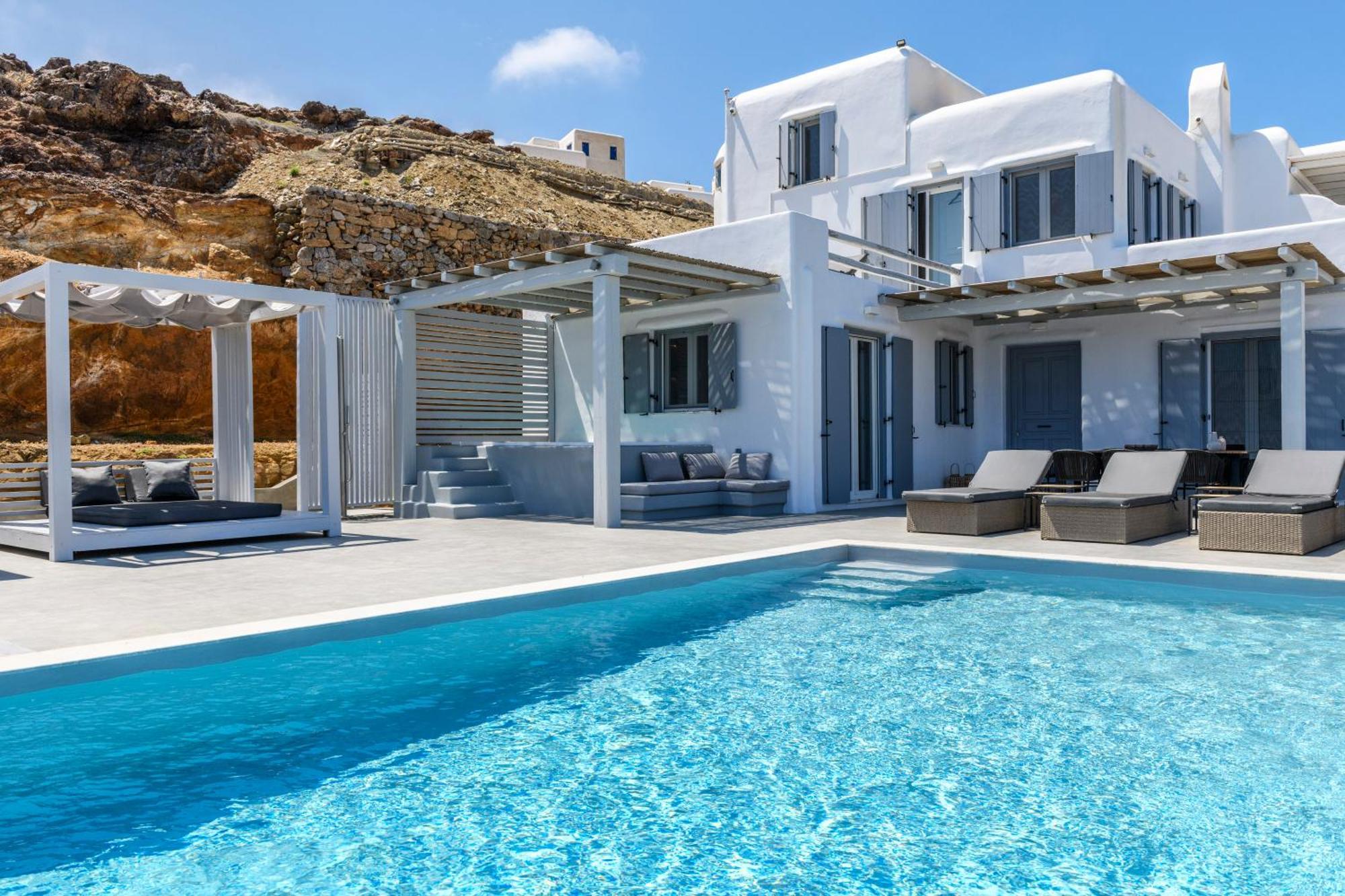 Mykonos Residence Villas & Suites Merchia Beach Екстер'єр фото