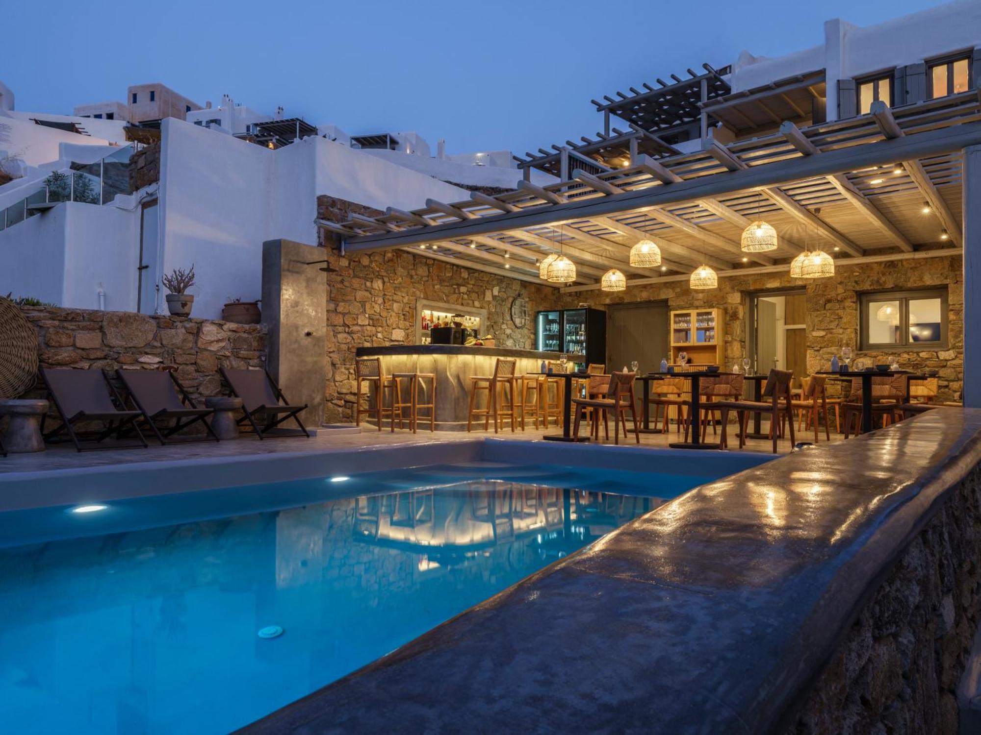 Mykonos Residence Villas & Suites Merchia Beach Екстер'єр фото
