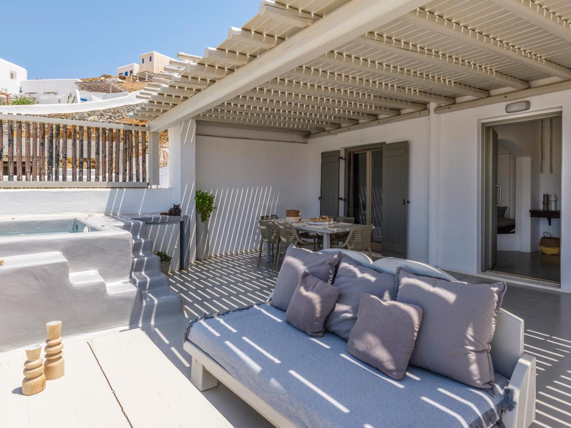Mykonos Residence Villas & Suites Merchia Beach Екстер'єр фото
