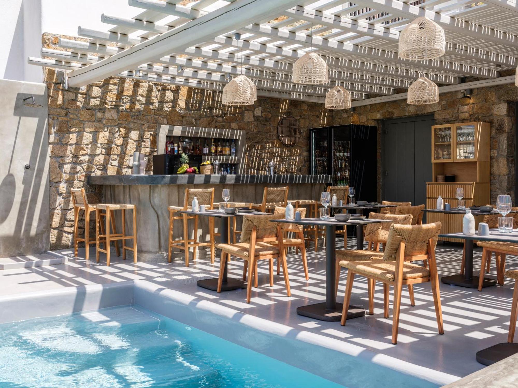 Mykonos Residence Villas & Suites Merchia Beach Екстер'єр фото