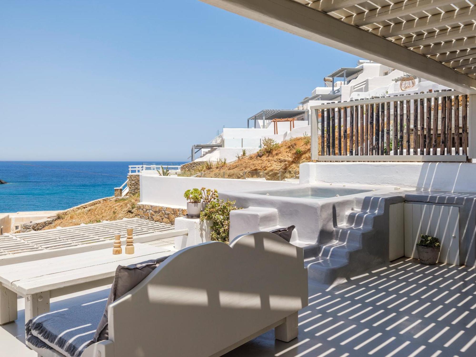 Mykonos Residence Villas & Suites Merchia Beach Екстер'єр фото