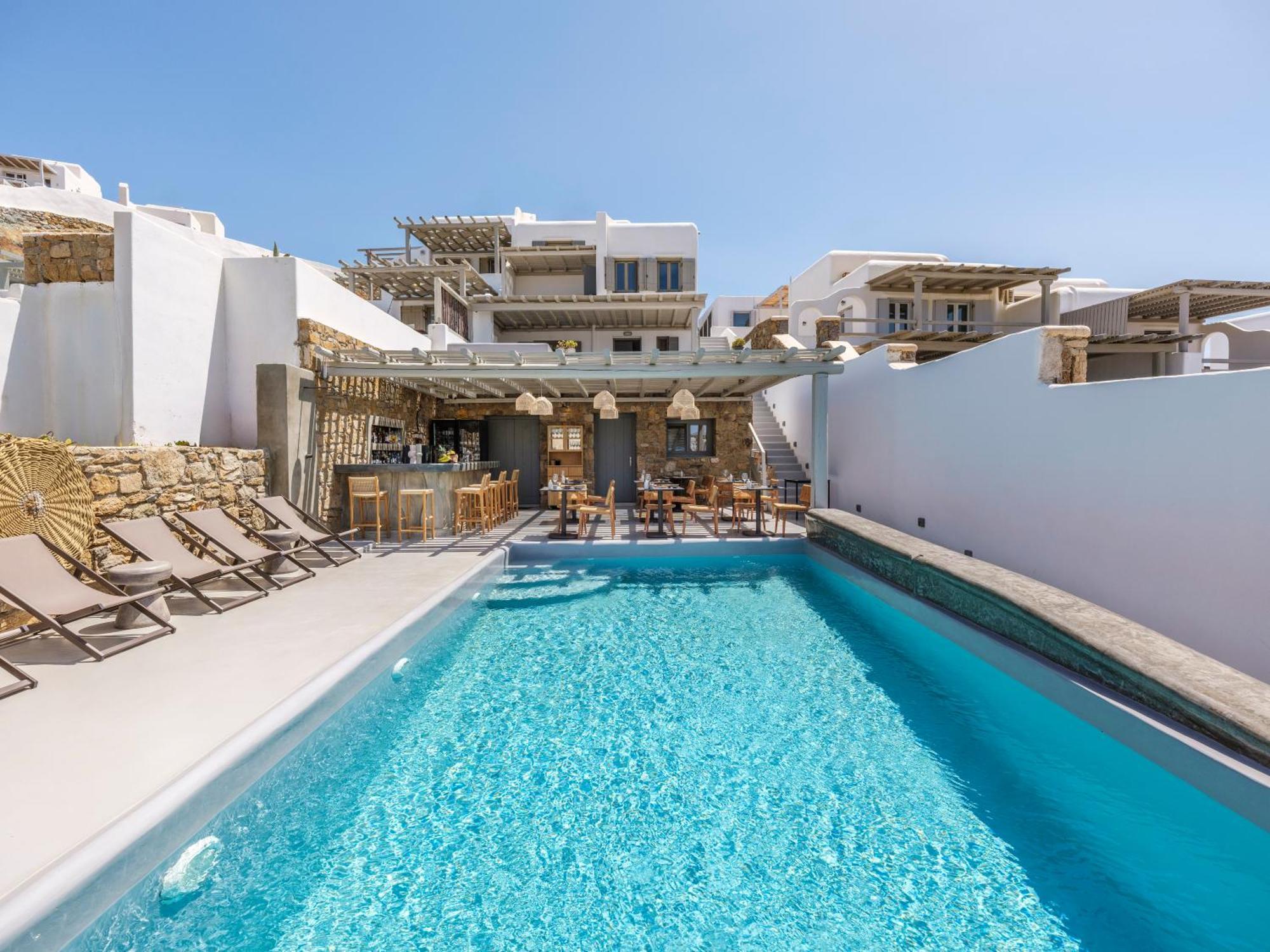 Mykonos Residence Villas & Suites Merchia Beach Екстер'єр фото