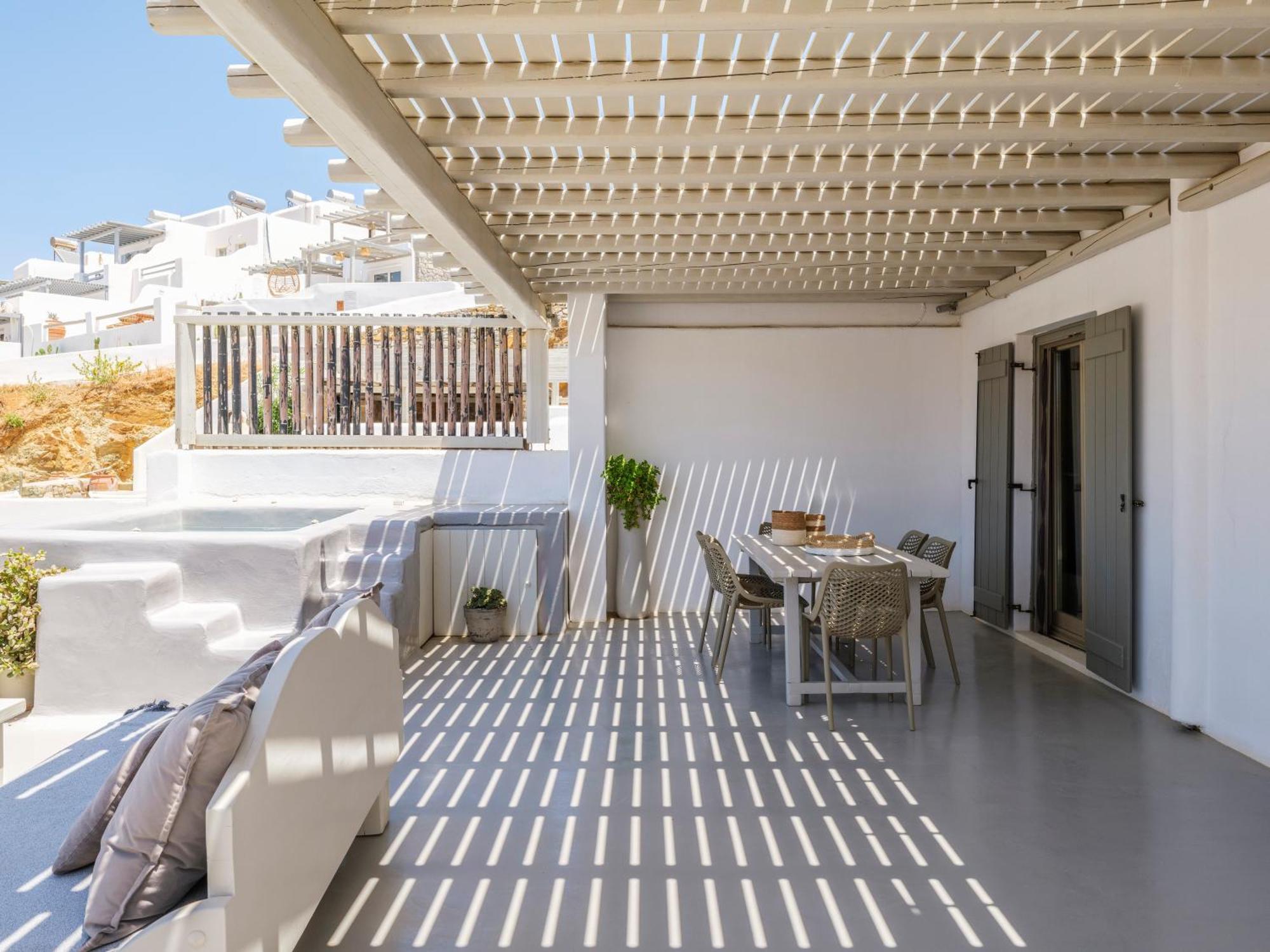 Mykonos Residence Villas & Suites Merchia Beach Екстер'єр фото