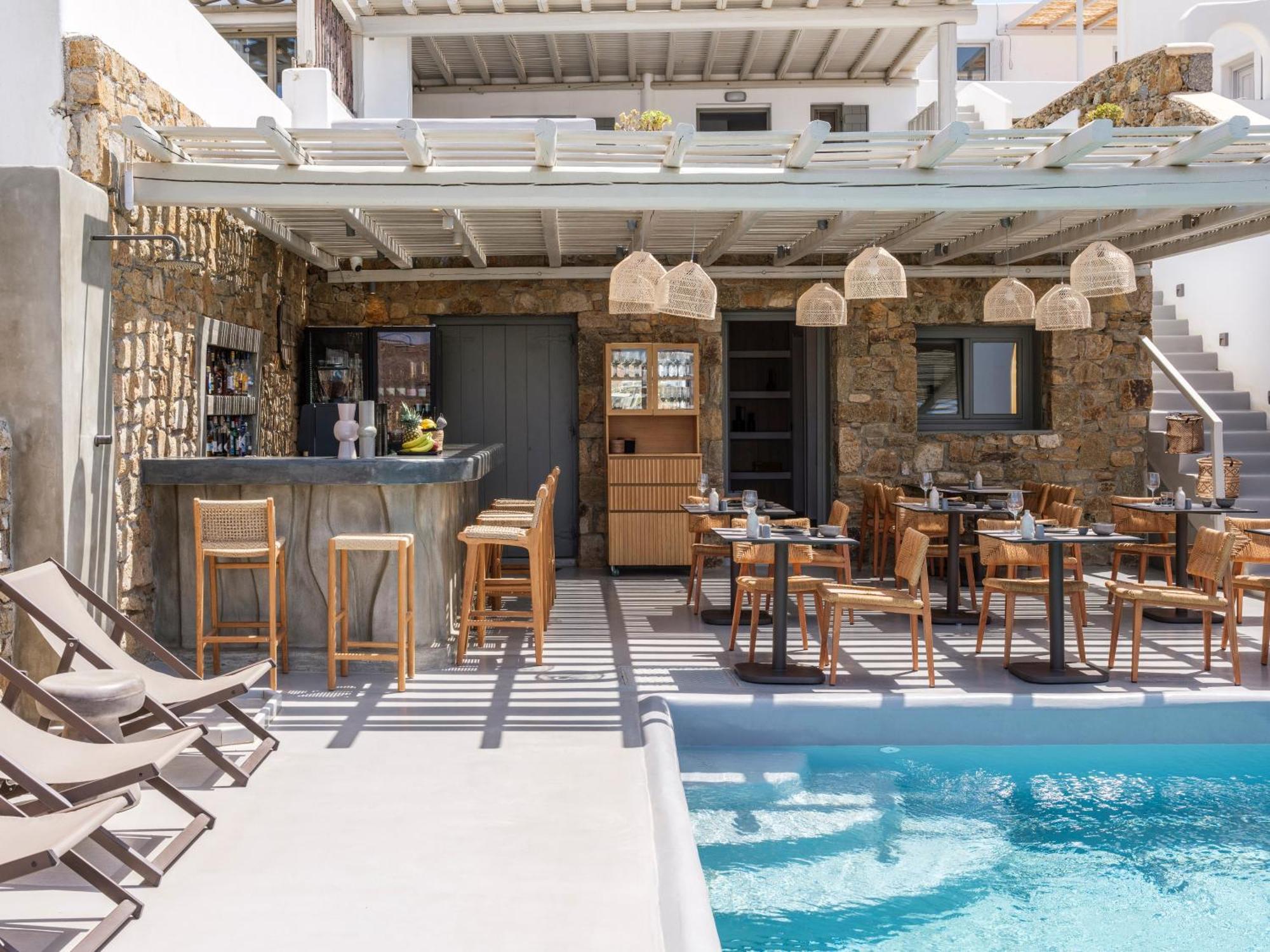 Mykonos Residence Villas & Suites Merchia Beach Екстер'єр фото