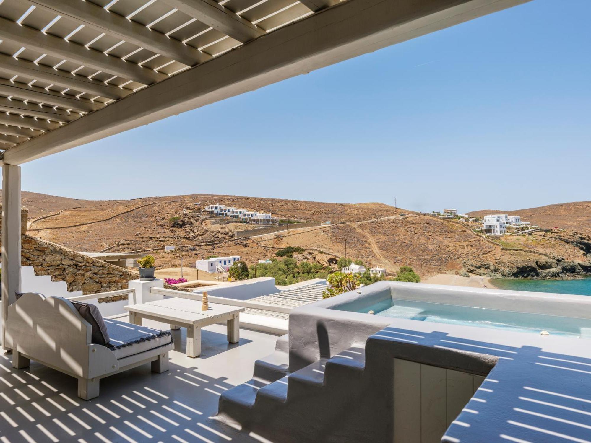 Mykonos Residence Villas & Suites Merchia Beach Екстер'єр фото